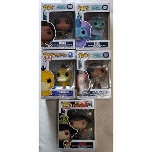 Disney Funko Pop Pokemon Psyduck 781, Sisu 1004,Namaari 1004, Maka 980, Raya 666